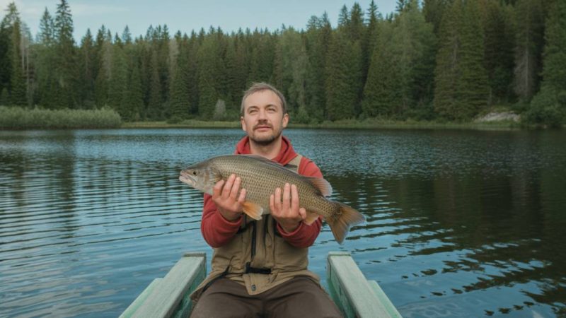 Pêche et loisirs au lac de Salvetat, dans un écrin forestier