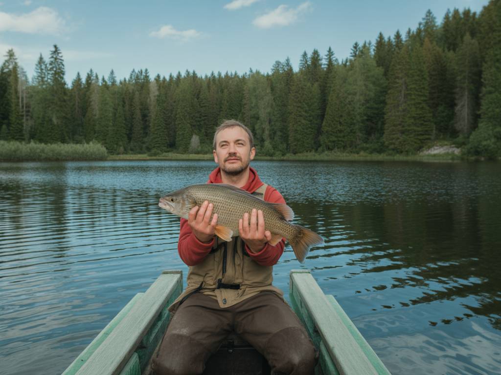 Pêche et loisirs au lac de Salvetat, dans un écrin forestier
