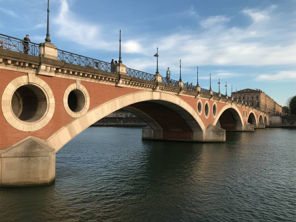 Passerelle anita conti toulouse : balade urbaine surplombant la Garonne