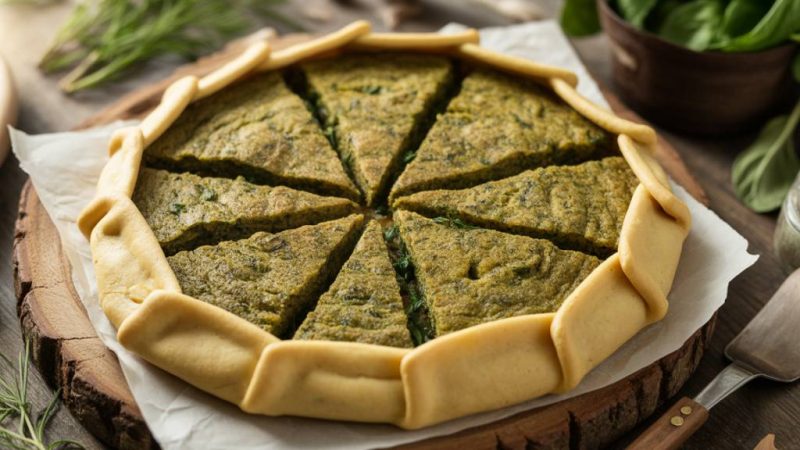 Recette des farçous : la galette verte aux herbes du Rouergue