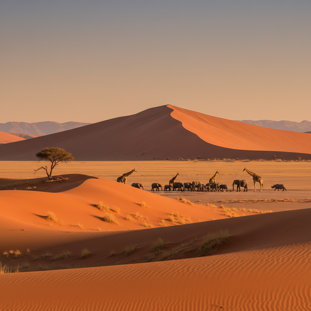 Séjour en Namibie : entre dunes rouges et faune sauvage